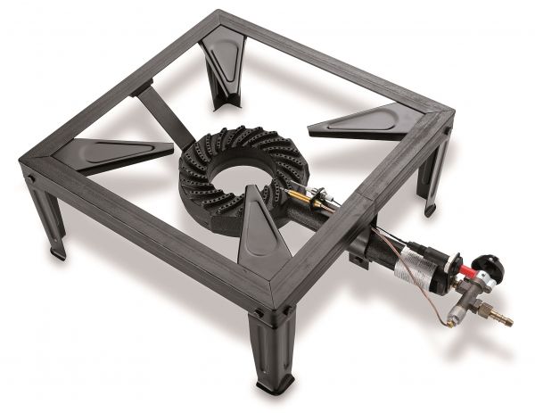 KEMPER - Malmist gaasipliit 4 jalaga 7.5 kW - termoklapiga 104986V