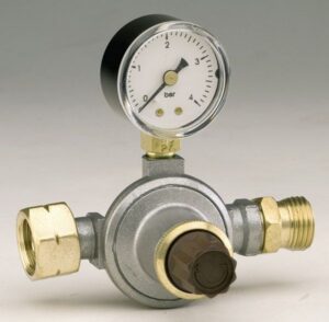 Reguleeritav 0,5-4bar manomeetriga gaasiregulaator ART. 309697