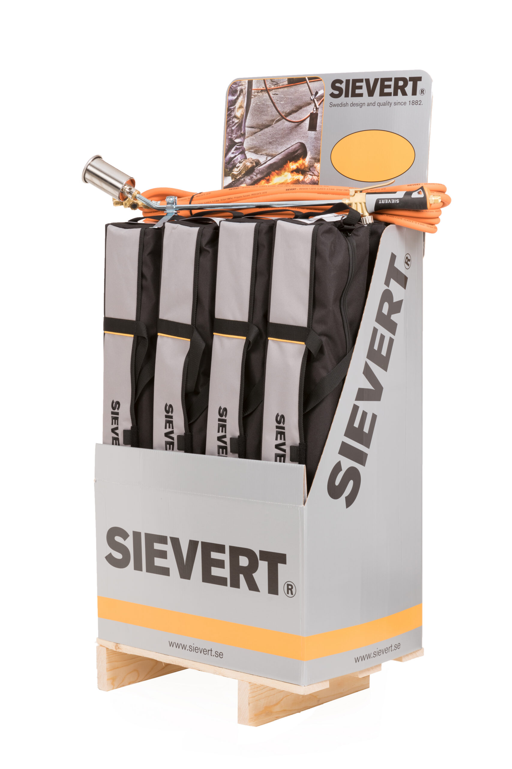 Sievert Pro88 KOMPLEKT - TITAANPÕLETI + PÕLETITUGI + 10 m VOOLIKUT + SÄILITUSKOTT