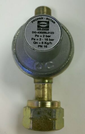 Gaasiregulaator keermega 2bar 6kg/h